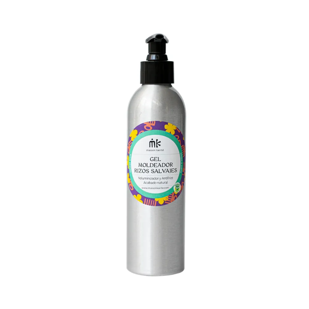 Maison Karité Gel Moldeador Rizos Salvajes Fijación Ligera 250ml